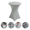 Height Stretch Round Tablecloth Cocktail Table Cover Spandex Table Cloth Bar Hotel Party Wedding Elastic TableCloth Decor