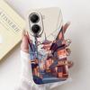 Чехол для Xiaomi Poco X7 Pro 5G Милый Кот Динозавр Мультяшная Обложка Ударопрочный Чехол для Телефона Для Xiaomi Poco X7 PocoX7 Pro 5G Мягкий Чехол