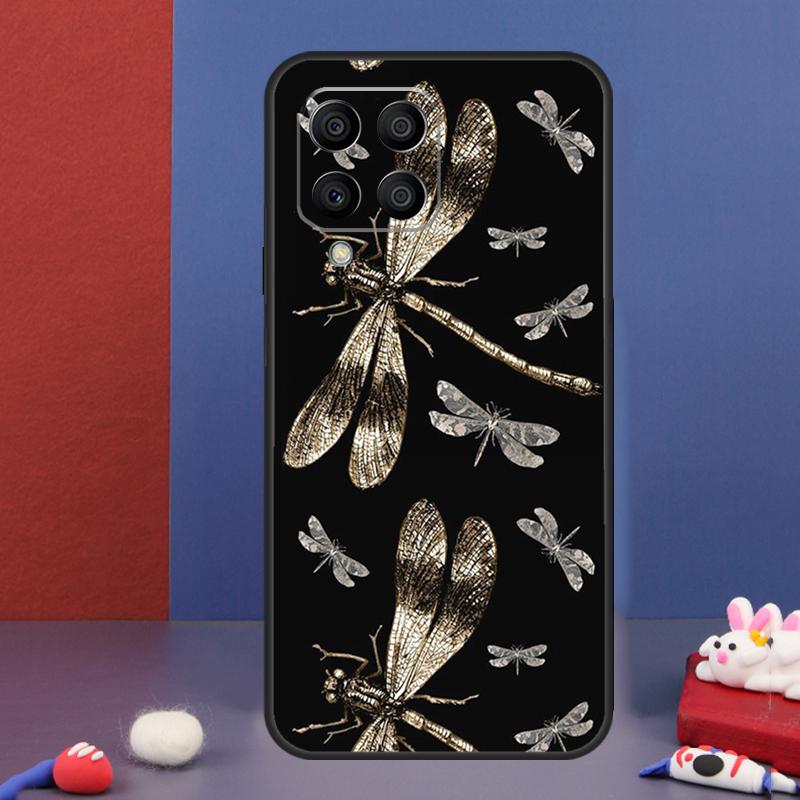 Luxury Dragonfly Case For Samsung Galaxy M13 M53 M06 M16 M31 M11 M35 M55 M15 M56 M36 M12 M32 M52 M14 M34 M54