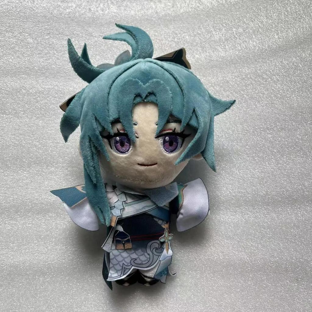 Genshin Impact Madame Ping Cosplay Plush Doll 20cm Anime Character Cute Soft Stuffed Toy For Game Fans