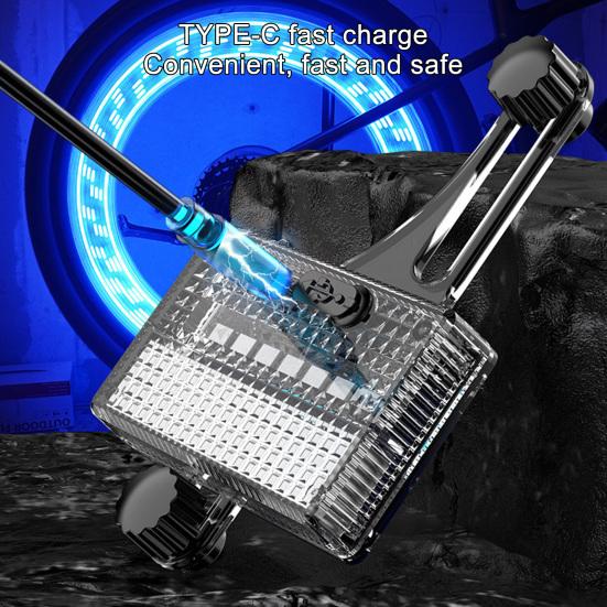 Солнечный велосипедный фонарь с спицами, датчик движения, предупреждение о безопасности для ночной езды