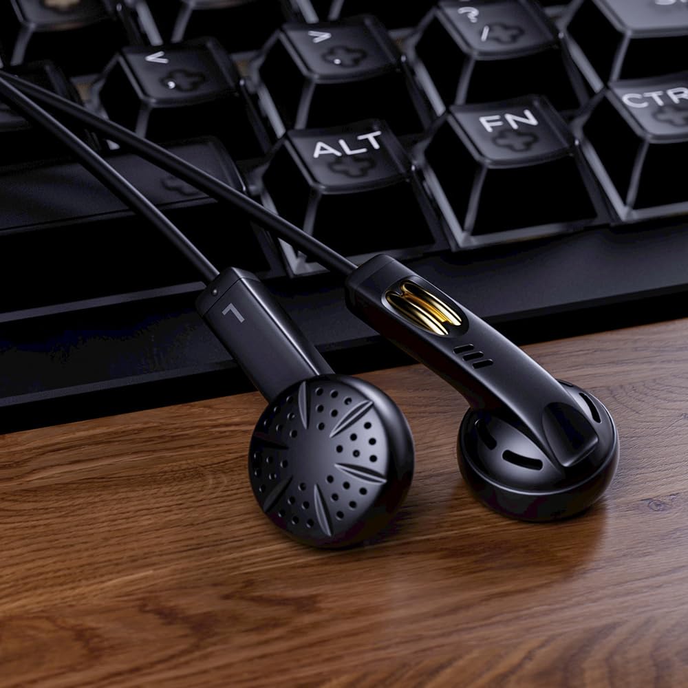 Jade Audio JF11 MIC Черные Внутриушные Наушники-Вкладыши с Микрофоном, Легкие