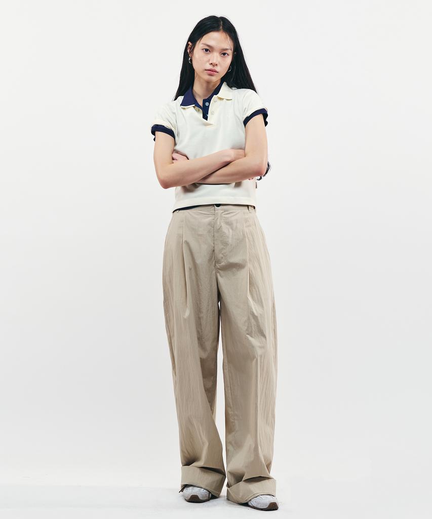 CITYBREEZE Cotton Curved Pants_Beige