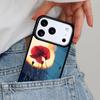 Красный Цветок Мака Чехол для Телефона для iPhone 17ProMax 12 13 14 15 16e 17 Pro Max Plus Air Cover