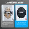 qjpmd2 4Pcs Car Door Lock Cover Silicone Cap Auto Accessories For Skoda Kamiq MK3 Roomster Rapid Kodiaq Karoq Fabia Enyaq