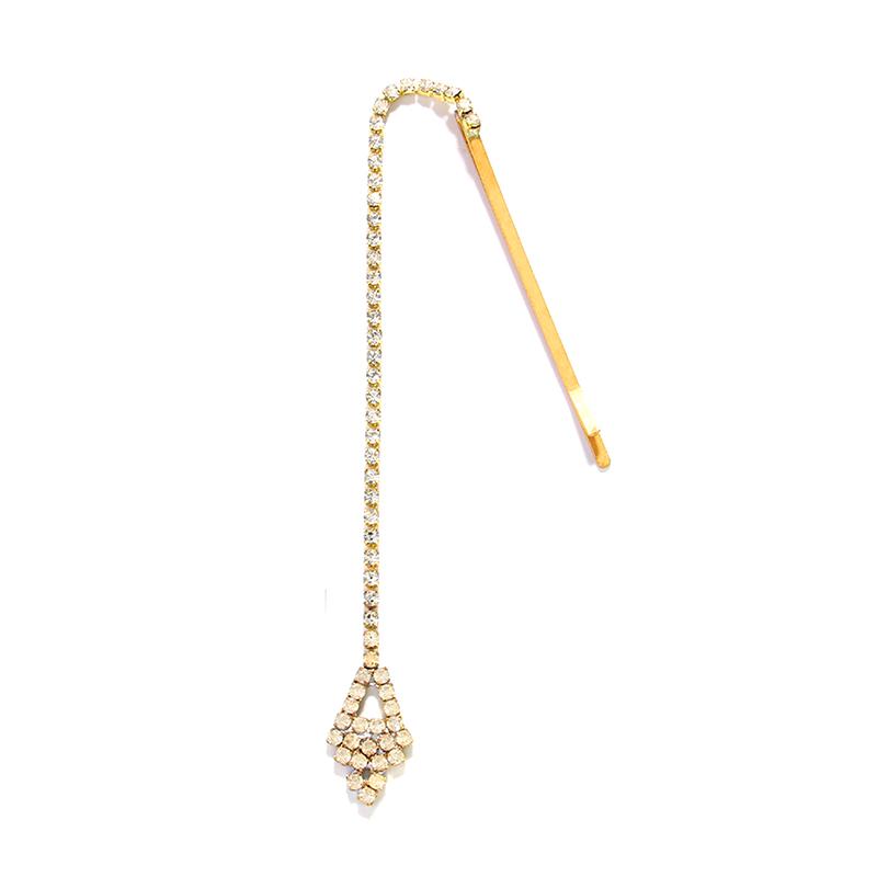Geometric Zircon Forehead Chain Women Indian Wedding Jewelry Rhinestone Headband Hair Accessories Bride Hair Chain