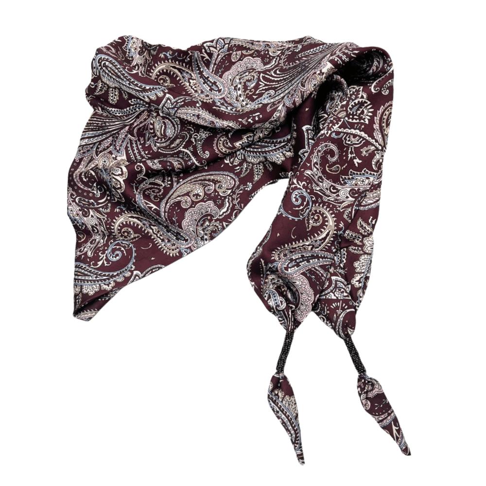Imitation Silk Waist Scarf Retro Belt Scarf Literary Triangle Scarf Women