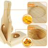 1 Piece [two-in-one] Wooden Banana Press, Potato Grinder, Foldable Kitchen Food Making Tool