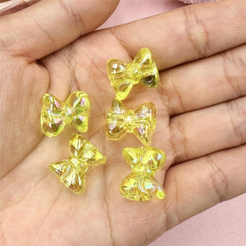 Товары для вечеринок 14*15,5 мм Материалы для самостоятельной сборки браслета, головного убора, мобильного телефона, цепочки, банта, бусины карамельного цвета с прямым отверстием, ювелирные аксессуары 5 шт.