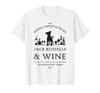Мотивационная футболка с джек-рассел-терьером и вином