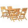 VidaXL 5-Piece Garden Dining Set, Dining Set with Table and Chair, Lounge Set, Patio Furniture, 3155009