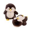Women's Cozy Penguin Fuzzy Slippers - Non-Slip Soft Sole, Heel-Covered, Cotton House Shoes, Couple Style