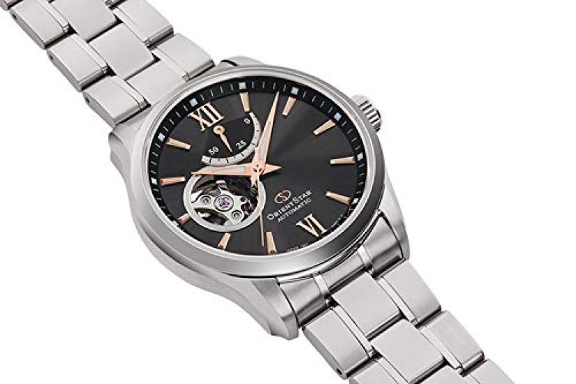 Автоматический завод Made in Domestic Open Brown [ORIENT STAR] Часы, Полускелетон, Механические, Япония, 2-летняя гарантия производителя, Сердце,