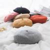 Women's Cross-Border Wool Beret: Autumn/Winter Korean-Style, British Retro Octagonal Painter Hat for Large Head Circumference