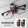 UWGK8 Car Visor Sunglasses Clip Goat Leather Magnetic Eyeglasses Holder Accessories For BMW Mini Cooper Clubman Countryman R55 R56 R57