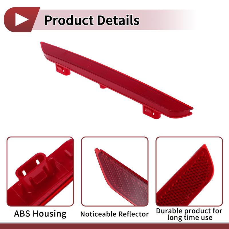 X Autohaux 1 Pc Rear Right Bumper Reflectors for Honda Odyssey 2011-2017 No.33505TK8A01