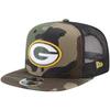 Casquette 9FIFTY - New Era - Green Bay Packers - Camouflage Bois - Taille Unique - Trucker Mesh
