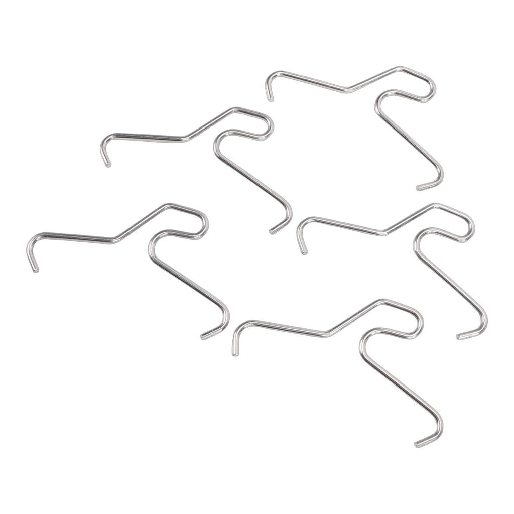 24pcs Brick Hook Multi Purpose Stainless Steel No Drill Brick Clamps for Hanging Xmas Wreaths Lights Decorations