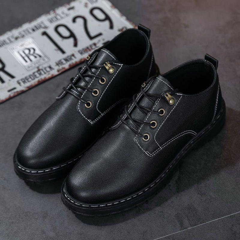 Мокасины с круглым носком и анималистичным принтом, черные, мужские, повседневные, на мягкой толстой подошве, кожаные, мужские, на платформе, формальные, из искусственной кожи