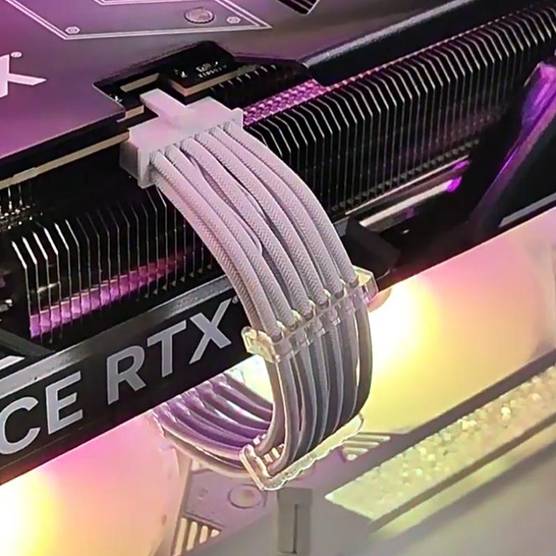 Кабель-удлинитель для блока питания материнской платы 24-контактный ATX и 6+2-контактный 8-контактный PCIe для GPU, комплект для сборки модульного ПК