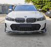 23 BMW 3 серии G20 Комплект переднего сплиттера и заднего спойлера-крыла без сверления