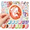 50Pcs Cartoon Stickers Cute Fantasy Creature Anime Series PVC Adhesive Decals DIY Decoration Waterproof Scrapbook Water Bottle Phone Case
