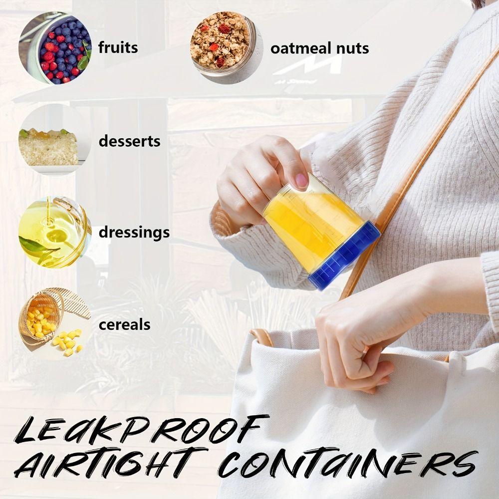 10 шт. портативные прозрачные пластиковые весы-чашки 120 мл/40 унций герметичные контейнеры для приправ туризм