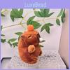 Whimsical Capybara Bubble Blowing Plush Keychain Adorable Plush Toy For Collectors