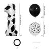 Cow Jungle Theme Balloon Set 40 Inch Black And White Digital Latex Balloon Decoration Birthday Party Decoration Photo