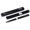 OSK Snoopy Chopstick Case Set with Pull-Lid (Black) HS-16