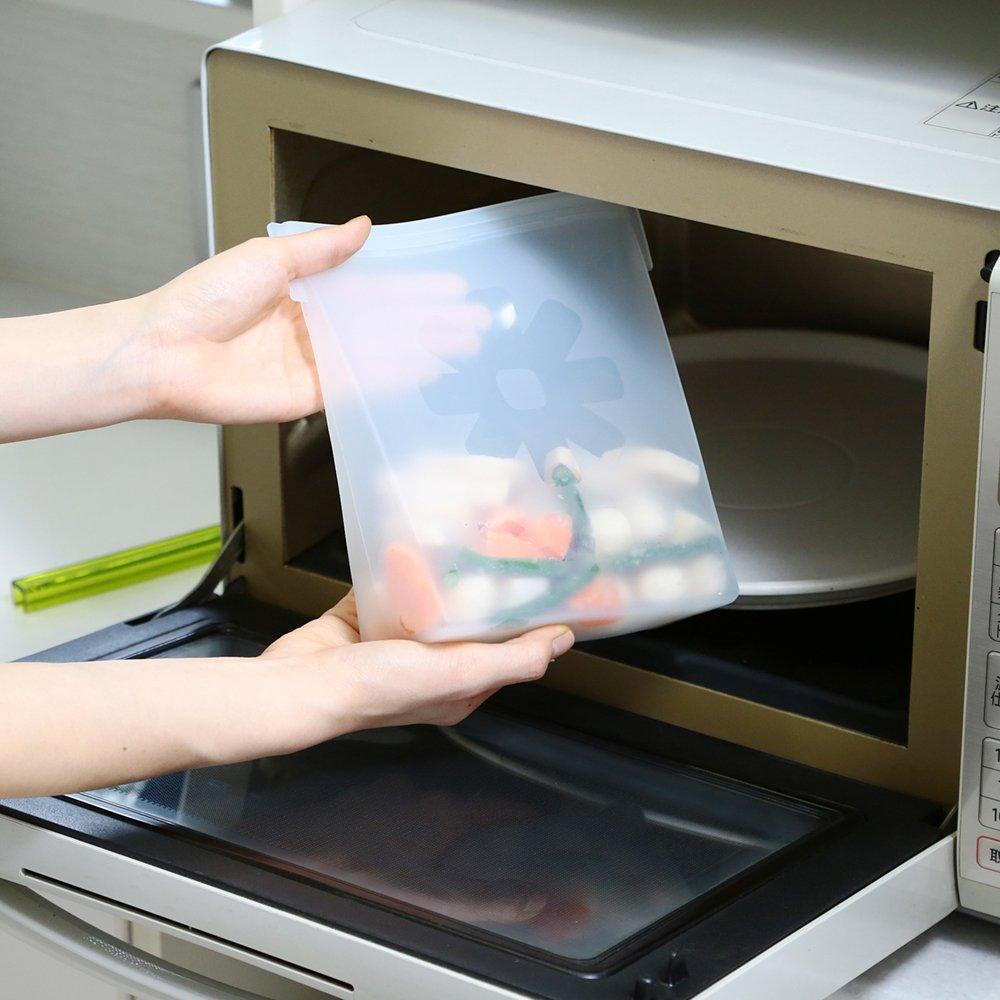 Fujisho Силиконовый пакет для приготовления пищи Easy Cooking с рецептами от кулинара 1500 мл В x Ш x Микроволновая печь и Посудомоечная машина Хранение продуктов Пакет Felio, Эксперт,