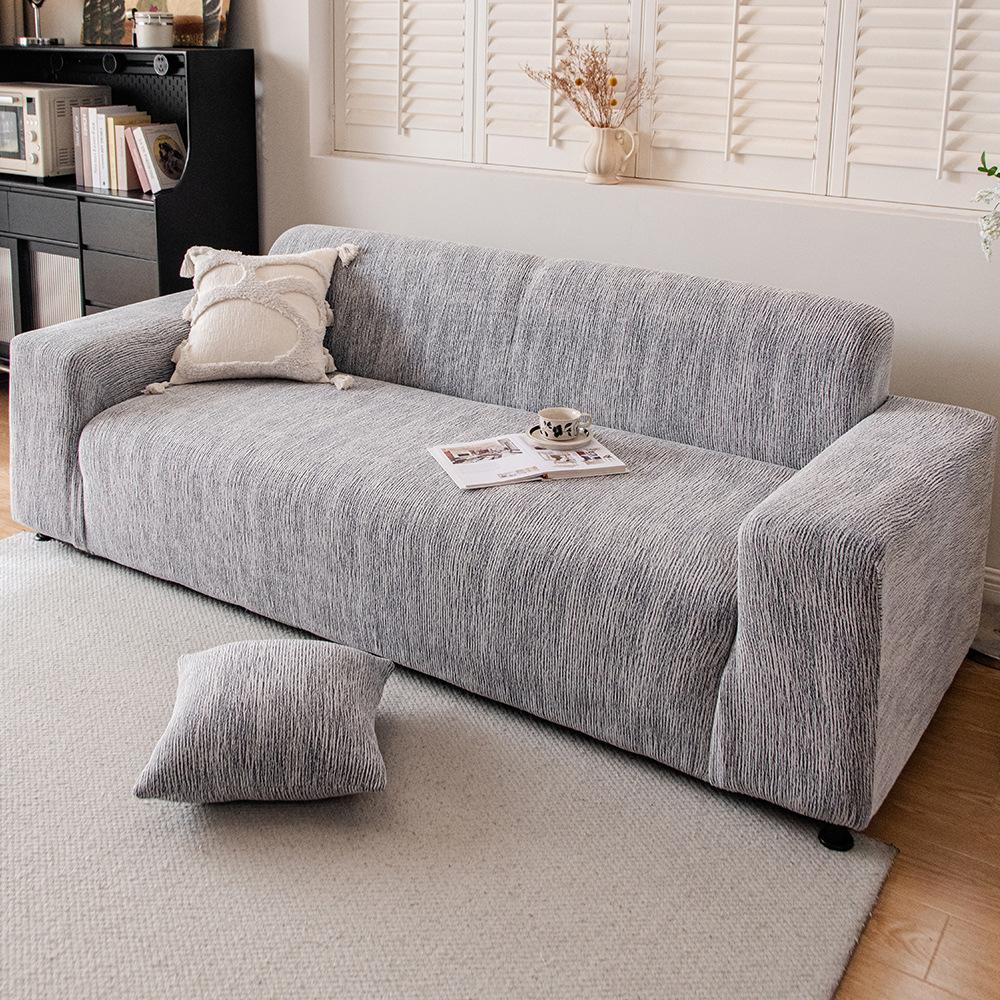 Всесезонный универсальный чехол для дивана из велюра, универсальный комплект «все включено», утолщенный, устойчивый к царапинам от кошек, новый защитный чехол для дивана