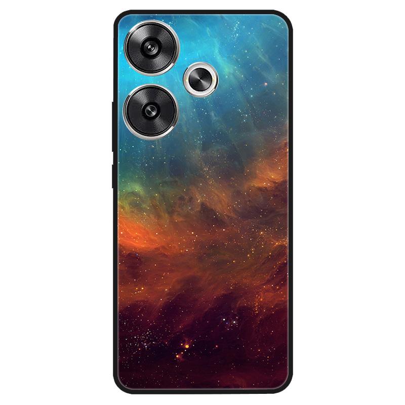 For Xiaomi Poco M6 4G Case Shockproof Soft Silicone TPU Bumper for Poco M6 4G Cover PocoM6 4G 2024 Lovely Luxury Cartoon Fundas
