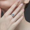 BELLA BOX Роскошные кольца для женщин с цирконом в форме капли воды, открытое кольцо, подарок для свадебной вечеринки