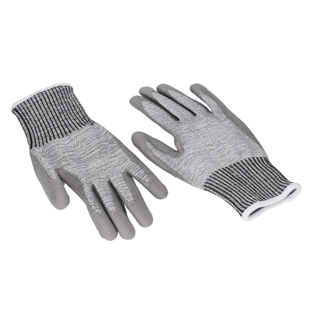 Рабочие перчатки Уровень F Устойчивые к порезам С ПУ покрытием Дышащие для технического обслуживания Садоводство L