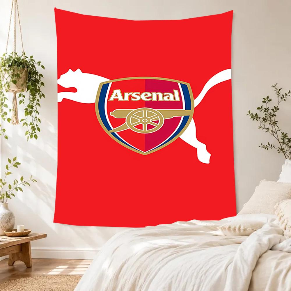 Arsenal Wall Tapestry Psychedelic Art Perfect for Living Room Balcony Studio Wall Four Seasons Hand Painted Style Perfect Gift for Dorm Roommate
