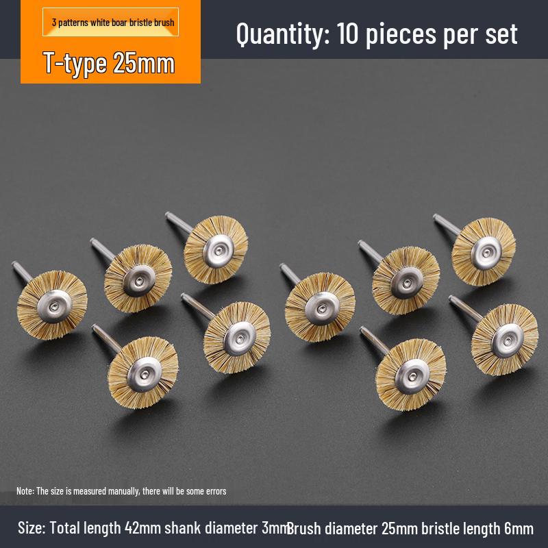 Electric Grinder Steel Wire Brush Polishing Head for Rust Removal and Walnut Polishing