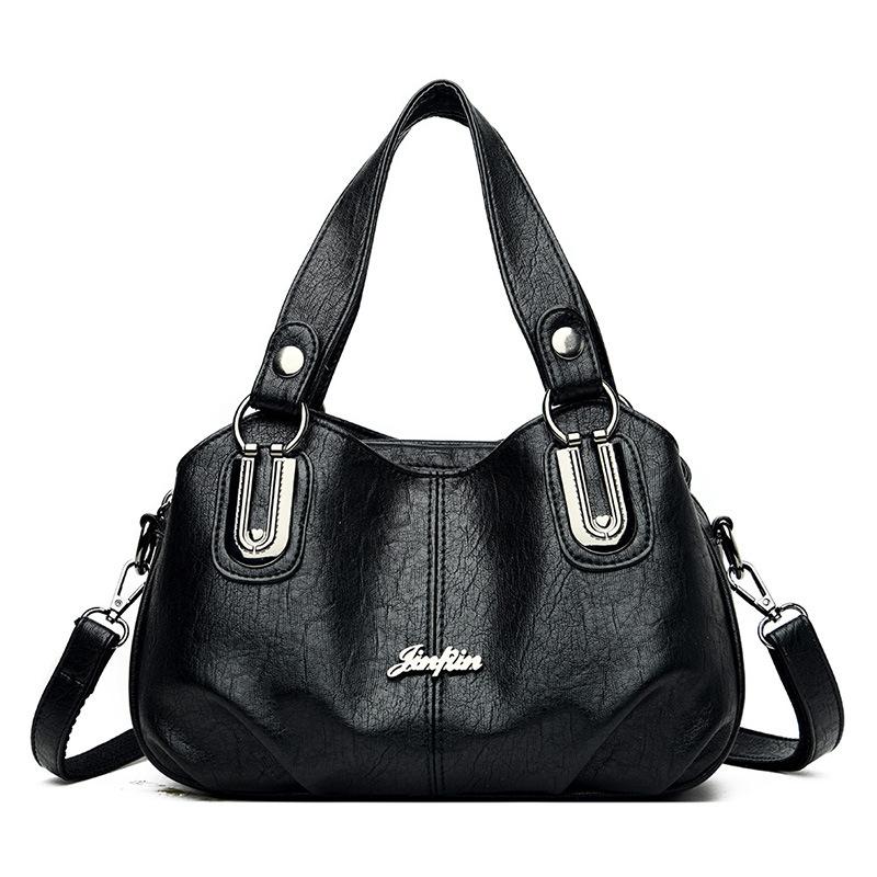 Handbag Three Layer Large Capacity Fashionable Women's Shoulder Bag Daily Commuting