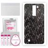 apgo Protective Skin Sticker for the Back Compatible with LG Stylus 2, Wrap Film, Foil, Vinyl - Pattern Carbon Black Pixel