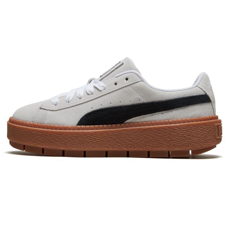 Puma Platform Trace Grey Black Gum Women Sneakers 365830-15
