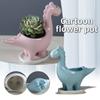 Изысканные цветочные горшки в форме динозавра, керамические мини-горшки для растений, микровазы, бонсай, суккулентные горшки, домашний декор