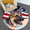 Animal 1424 Circular Rug - Office Decorative Carpet For Living Room Bedroom Door Mat Floor Rug Computer Chair Area Rug