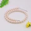 10mm Light Pink Shell Pearl Round Beads Necklace Pearl Neckwear Jewelry,AAA Neckchain,5cm Extension Chain,Girls Women's Party Gifts
