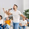 Беспроводной микрофон BT 5.3 Двойные микрофоны Микрофон для караоке с перезаряжаемым приемником Беспроводной динамический микрофон для караоке-вечеринки