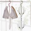 Foldable Plastic Household Rotatable Organizer Holder Hanging Hook Shelf Shoes Drying Rack