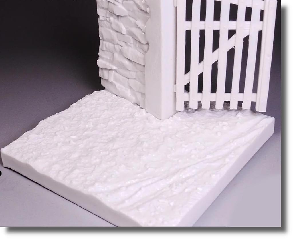Rad Miniature General Purpose Diorama Base Normandy Farmhouse Gate Resin Kit RDM35B04 1/35
