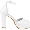 Сандалии на каблуке Shoetopia Girls Zepto White - 4 UK (Девочки-Зепто-Белый)
