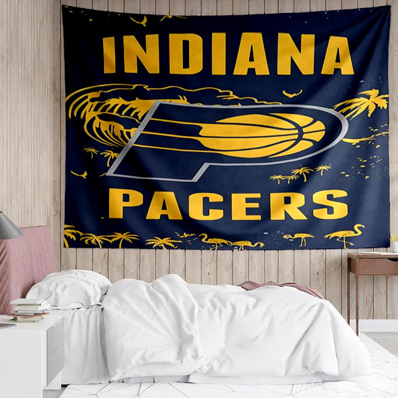1PC Pacers Basketball Team Quick-Dry Tapestry, Unique Design Tapestry, Suitable for Bedroom,Livingroom, Playroom,Heartwarming Holiday Gifts