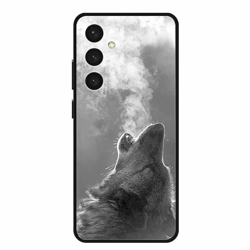 For Samsung S24 Plus Phone Case S24Plus Black Silicone Soft Back Cover Case For Samsung Galaxy S24 Plus Case S 24 Plus Funda Bag