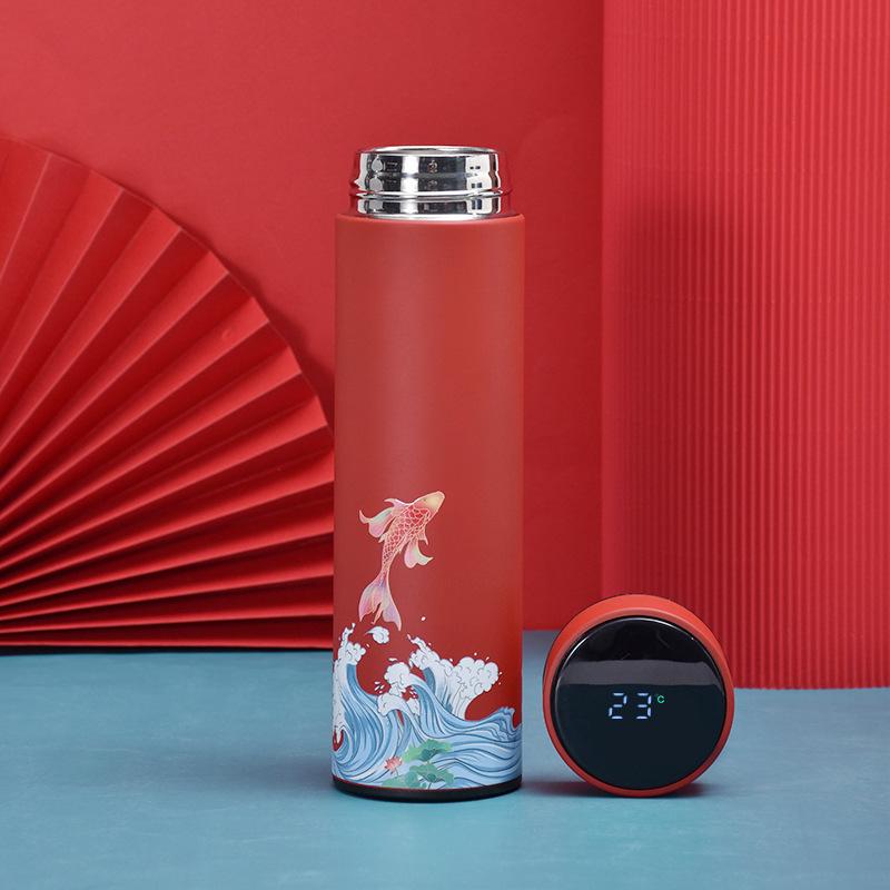 Подарочная кружка из нержавеющей стали Smart Insolated Mug Double Vacuum Straight Mug Подарочные кружки